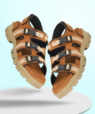 GODIGO Men Tan Sandals