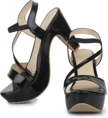 Shoe Lab Women Black Heels