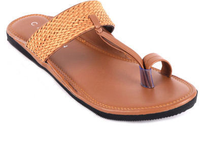 CANVI Men Sandals(Brown , 7)
