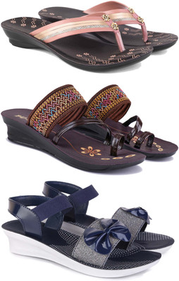 DRACKFOOT Women Casual(Brown , 7)