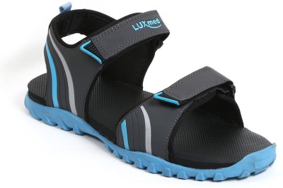 info Z Men Sandals(Grey, Blue , 9)