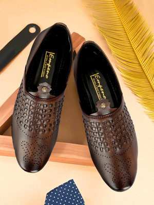 Faxian Men Sandals(Brown , 9)