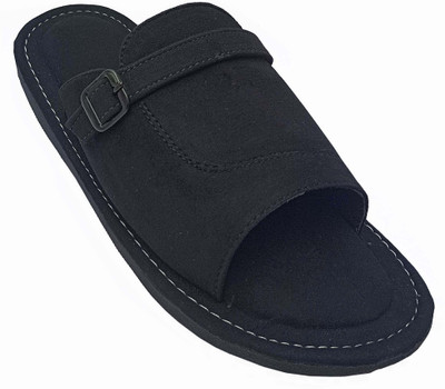 RA-Rock Men Flats(Black , 10)