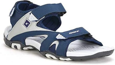 Sparx SS 453 Men Sandals(Blue, Grey , 7)
