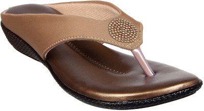 XE Looks Stylish Formal & Party Wear Women Flats(Beige, Copper , 39 Euro)