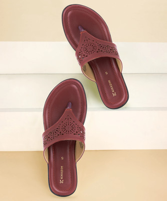 Khadim's Women Flats(Red , 3)
