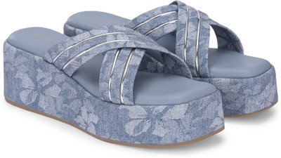 Clog London Women Heels(Blue , 3)