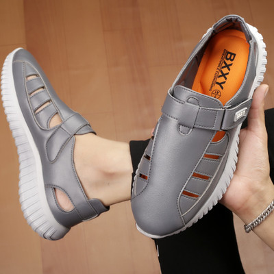 YUVRATO BAXI Men Sandals(Grey , 10)