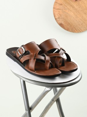 John Karsun Men Sandals(Tan , 9)