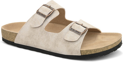 El Paso Men Sandals(Off White , 8)