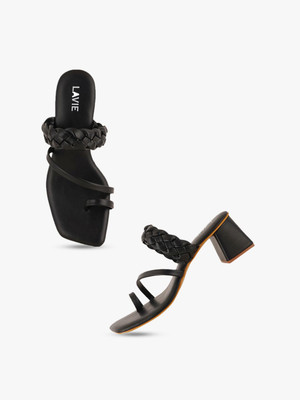 LAVIE Women Heels(Black , 3)