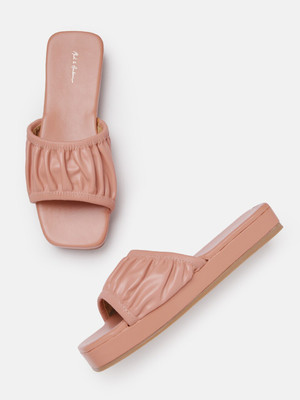 Mast & Harbour Women Flats(Pink , 6)