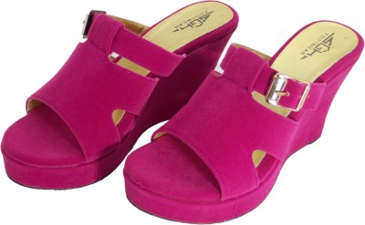 abuza Women Heels(Pink , 5)