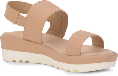 Bata Women Heels(Beige , 4)