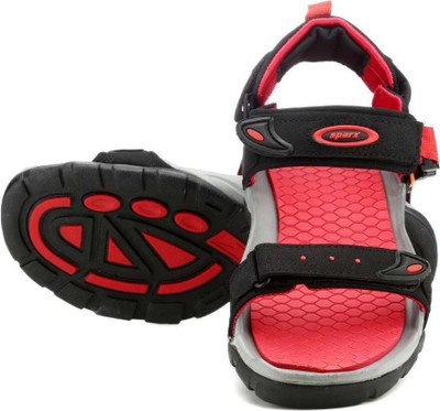 Sparx SS 502 Men Sandals(Red, Red , 8)