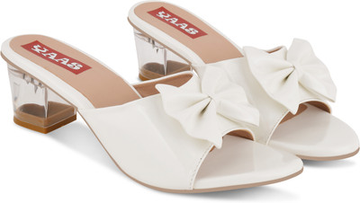 yaas Women Heels(White , 11)