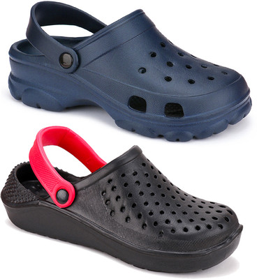 Camfoot Men Sandals(Blue, Black , 8)