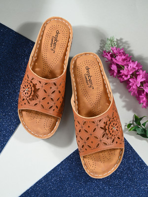 Dressberry Women Casual(Brown , 6)