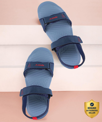 Sparx SS 561 Men Sandals(Navy, Red , 9)