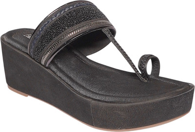HAUTE WALK Women Heels(Black , 7)