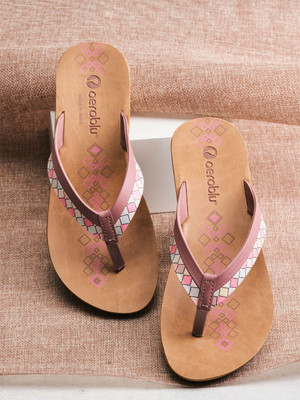 Aeroblu Women Flats(Pink , 8)
