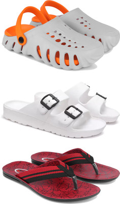 Pennen Men Clogs(Red , 9)