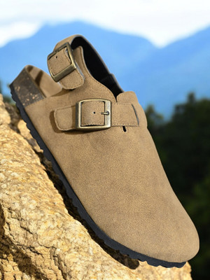 BIG FOX Men Sandals(Tan , 9)