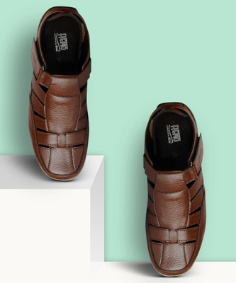 Bata Men Sandals(Brown , 10)