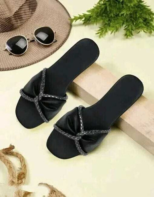 PZ MIR Women Flats(Black , 8)