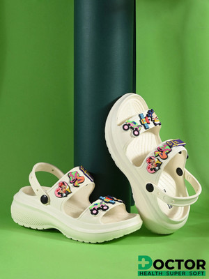 Footup Newly Launch | Classic Ultra Soft | Cushion | Comfortable|Premium|Stylish|Trendy Women Clogs(White , 8)