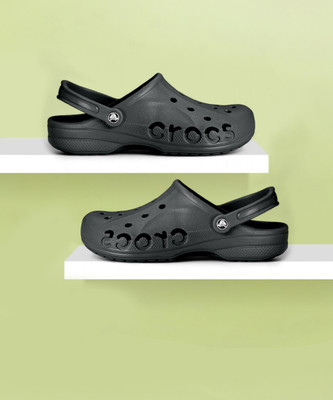 CROCS Baya Men Clogs(Black , 8 UK/India)