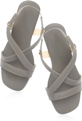 SKYVAGA Women Flats(Grey , 4)