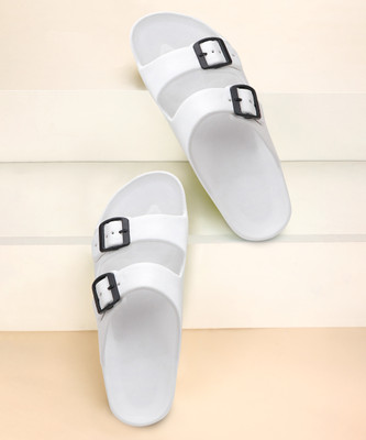 BERSACHE Men Clogs(White , 9)