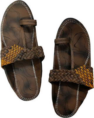 JINDAL ENTERPRISES Men Sandals(Brown , 7)