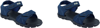Classica Men Sandals(Blue, Blue , 7)