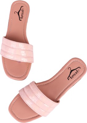 Brauch Women Flats(Pink , 7)