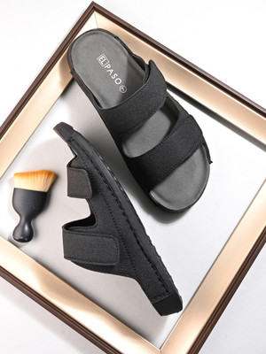 El Paso Men Sandals(Black , 9)