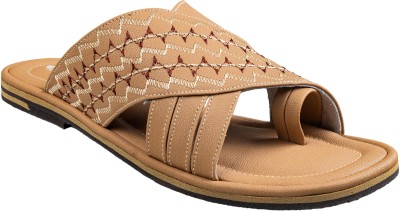 Titas Men Sandals(Beige , 8)