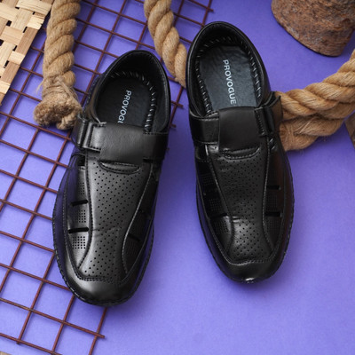 KILLER Sandals | Comfortable & Durable Casual for Daily, Office & Party Wear Men Casual(Black , 7)