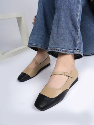CHEMISTRY Bellies For Women(Beige , 6)