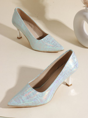 Denill Women Heels(Blue , 5)