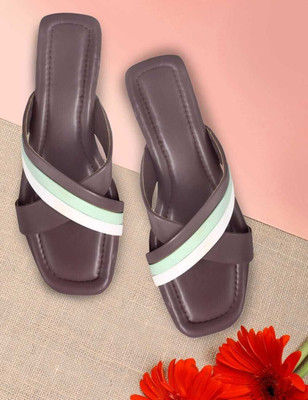 zadzed Women Heels(Brown , 5)