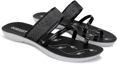 BERSACHE Women Flats(Black , 8)