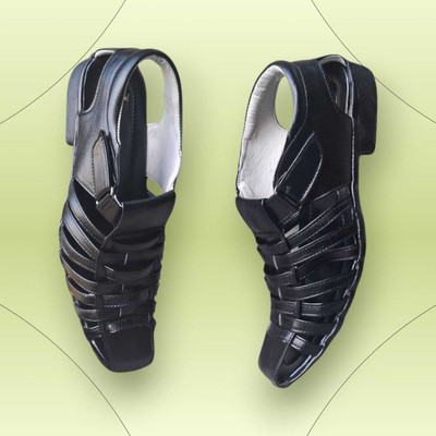 SOHISREE COLLECTION Men Flats(Black , 9)