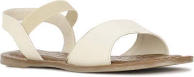 Bata Women Flats(Off White , 5)