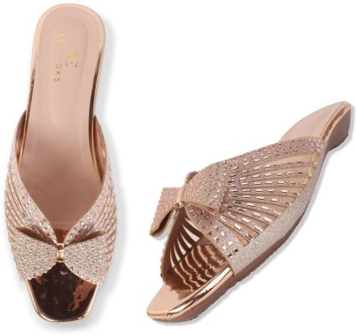 XE Looks Women Flats(Gold , 3)