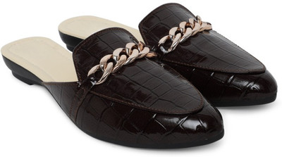 Shefly Women Bellies(Brown , 8)