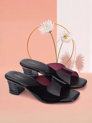 Dressberry Women Heels(Black , 9)