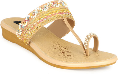 Rimezs Women Flats(Beige , 8)