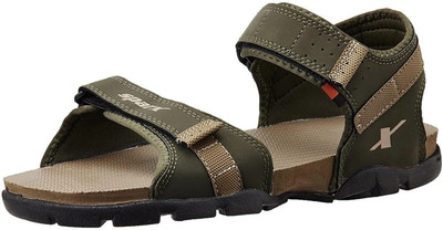 Sparx SS 109 Men Sandals(Olive , 8)